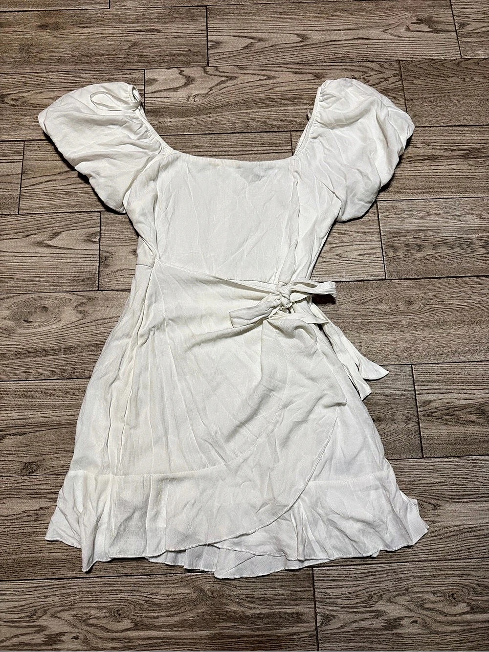 Brixxi Mini Dress in White Size Large Like New